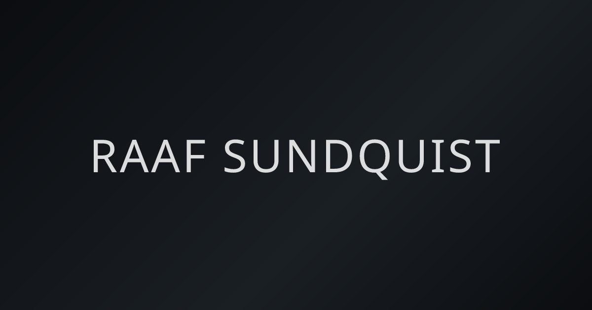 Raaf Sundquist — San Diego